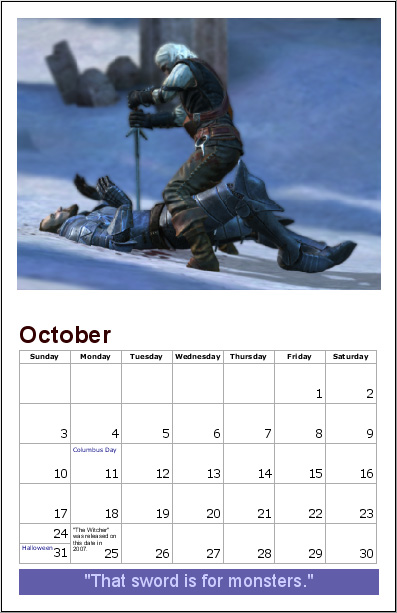 October