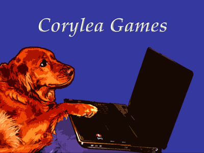 No, the game isn't about a dog. I just like dogs. :-) the logo of Corylea Games